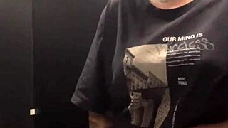 Horny At Gym Training Went To Bathroom To Masturbate And Cum