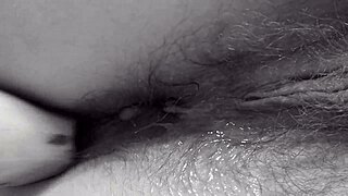 my wild milf anal play with banana on floor