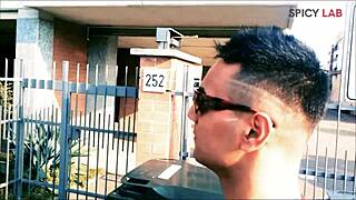 Big boobs brunette gets facial cumshot!