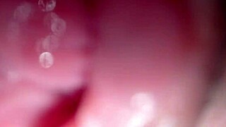 Pretty shaved pussy creampied hard