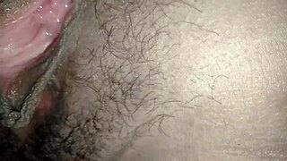 Pretty shaved pussy creampied hard