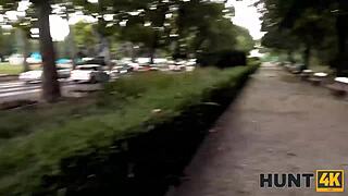 Hunt4k Man Bangs Skinny Teen 18+ While Old BF Watches