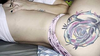 Wow! Lesbian Sleepover Turns Into Wild Strapon and Squirting Action!