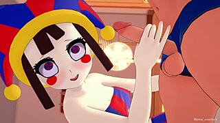 pomni in towel wants to fuck hentai style 😏