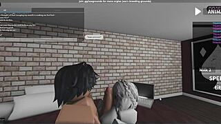 fucking another fan in a roblox studio condo~