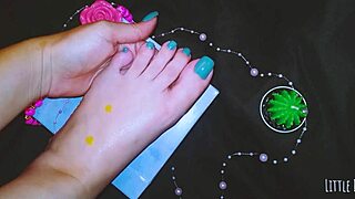 foot massage orgasm & foot fetish