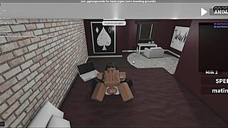 fucking another fan in a roblox studio condo~