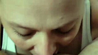 Slutty Wife Gives Hot Deepthroat Blowjob!