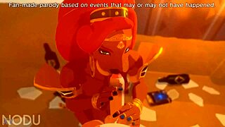 Urbosa Sucking and Fucking Hard