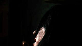 Big boobs brunette gets facial cumshot!