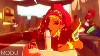 Urbosa Sucking and Fucking Hard