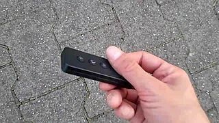 OMG Hot Blonde Loses Remote for Anal Plug in Public Supermarket!