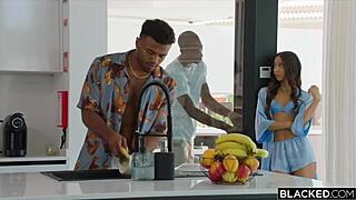 Wanna Join Lia for a BBC Threesome with Coworkers?