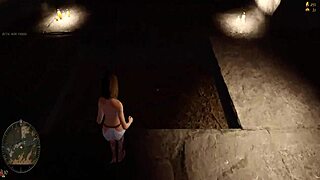 Hermaphrodite slave in rome orgy licks pussy.