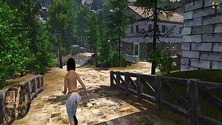 Hermaphrodite slave in rome orgy licks pussy.