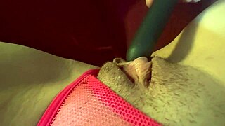 Italian milf flashes big tits in car