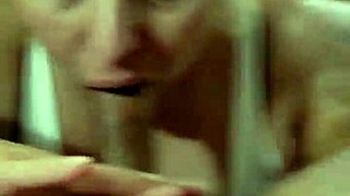 Slutty Wife Gives Hot Deepthroat Blowjob!