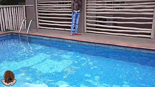 She got a bbc after swimming! Want to watch?