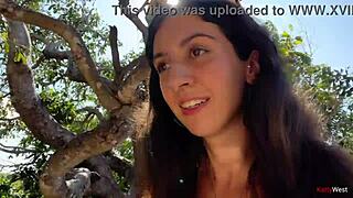 feeling thrilled with crazy cumwalk on crowded beach, almost caught!