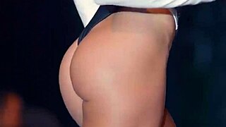 Big Ass Model In Bikini Teases With Provocative Poses.