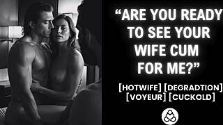 Desperate Wife Fucked in Front of Husband Real Couple Amateur Cuckold Humiliation