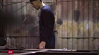 Intensive Anal Pounding with Dirty Blonde Designer