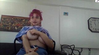 Dreianova's Big Tits Masturbation on Chaturbate
