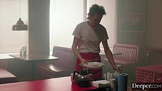 i worships my doms cock so deep in the restaurant