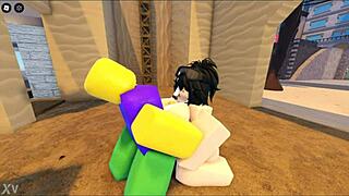 Zaki gets fucked in roblox game!