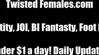 Mistress binds and dominates slave in rough BDSM session