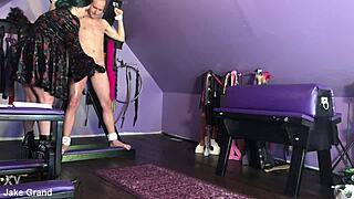 Dominatrix Torments Jake Grand with Relentless Vibrator Play