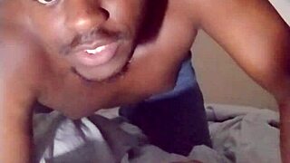 On my new white bed, I spread my ass and masturbate in the squid position