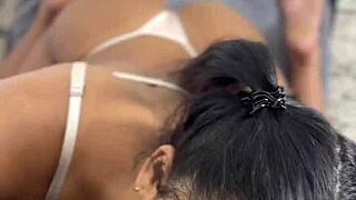 Pov blowjob with my stepbrother's bbc in amateur homemade action