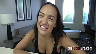 brunette busty step sister sofi ryan says she loves getting her pussy fucked