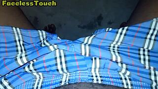 Skinny Amateur Teases with Monster Cock in Solo Jerk Off Session