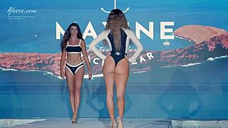 Big Ass Model In Bikini Teases With Provocative Poses.