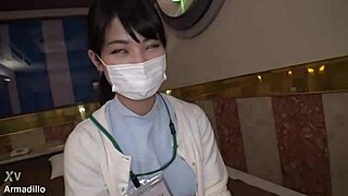 ASIAN GIRL SUCKS COCK AND USES TOYS