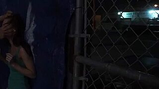 Skinny Teen 18+ With Meaty Pussy Enjoys Rough Outdoor Public Bang-Out In Anya Olsen