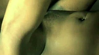 digging deep into her wet pussy in missionary position