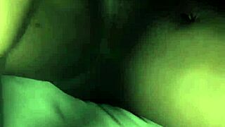 digging deep into her wet pussy in missionary position