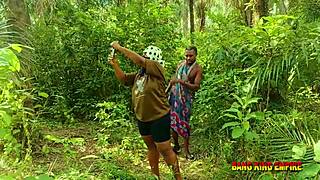 Watch this amateur bbw babe fuck in the bush on vacation