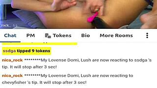 Nica rock reaches intense orgasm through solo masturbation