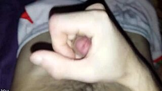 Amateur Homemade Handjob Session With A Laugh