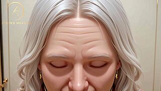 Hot gilf gives mind-blowing POV blowjob in changing room.