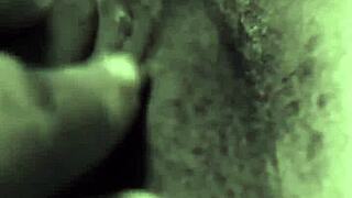 Horny Stepmom Rubs Her Wet Pussy.