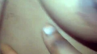 Her Pussy Drips Wet While Spreading Legs Wide Open