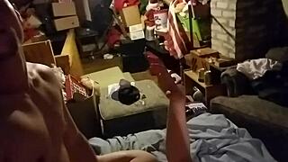 Exciting three-way party with amateurs