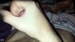 Amateur Homemade Handjob Session With A Laugh