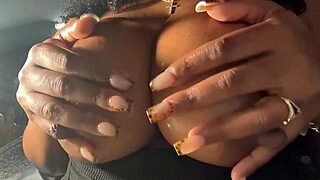 teen slut invites you to suck her oiled nipples in horny amateur scene