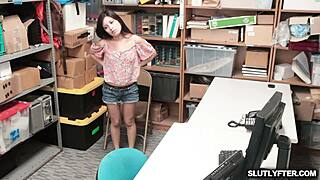 I caught the shoplifter Jasmine Gomez in the act.